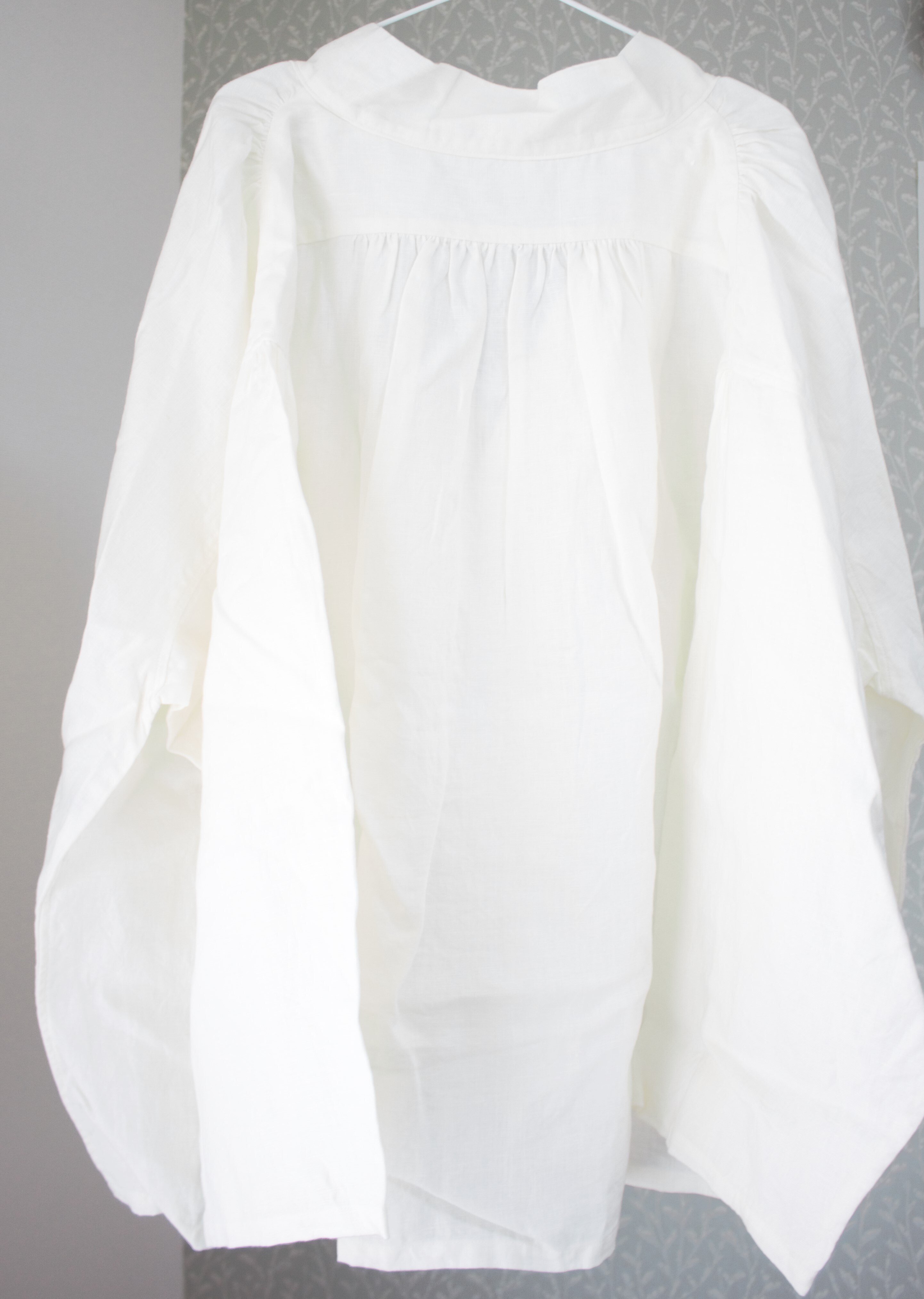 KAPITAL Linen Canvas KENKA Shirt (Latvian Embroidery) 
